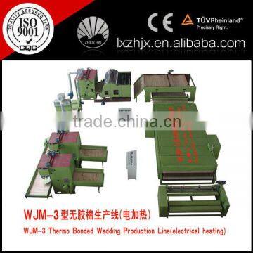 WJM Series Nonwoven Waddings Line, Non Woven Polyester Fiber Wading Production Line, Bedding Line photo-3
