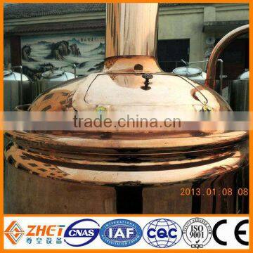 micro red copper beer brewing complete system