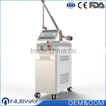 Gentle yag laser 1064 nm / 532nm q switch freckles pigment age spots removal beauty machine