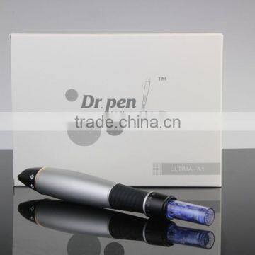 2016 Electric Derma Dr. Pen Auto Micro Needle Roller+12pin 2 needles cartridges