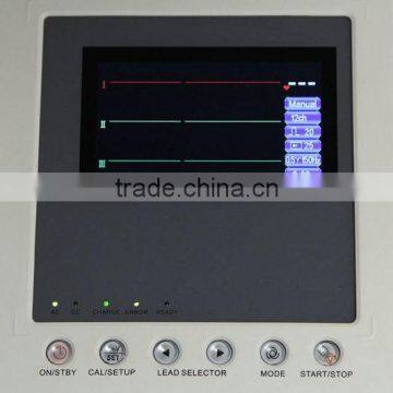 CE Approved Three Channel Color LCD Display 12-lead Built ECG Machine in USB/RS232 Interface photo-4