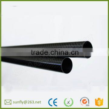 china factory glossy matte hollow 3k rolled oval carbon fiber tube /custom high strengthen bending carbon fiber tube