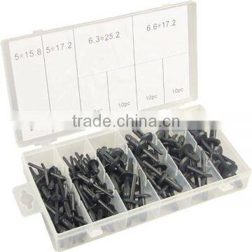 TC BV Certification 90pc Assorted Plastic Box Rivets
