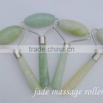 $1.6/pc One End Jade Facial Massage Roller Facial Beauty Roller Handheld Massage Roller photo-4