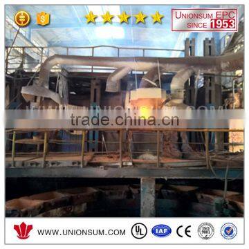 High Recovery Copper Lead Tin Zinc Smelting Reverberatory Furnace