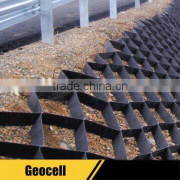 geocell cellular confinement system for load support & retaining wall