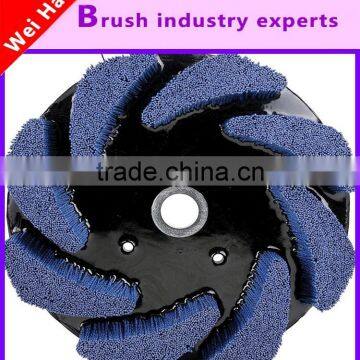 Abrasive polishing wheel, dupont silk polishing brush