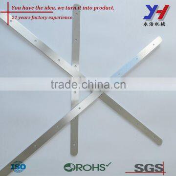 OEM ODM Custom Made Metal Strips with Holes Aluminum Flat Strips Stamping Parts