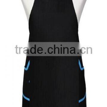 Adjustable Neck Strap Black Bib Apron for Waiter photo-6
