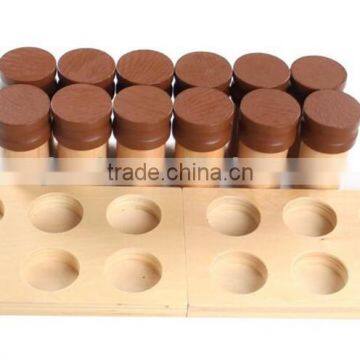 Child Wooden Toys Smell Canister Montessori Teaching Aids