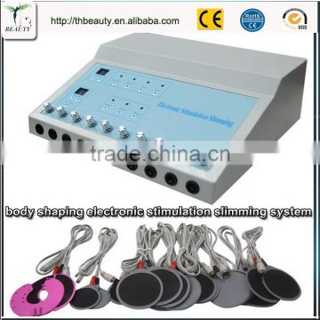 Electrical muscle stimulation tens ems loss weight machine