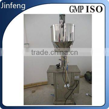 semi-automatic electric & pneumatic piston filling machine with mixer and heater