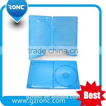 9mm Plastic Black Double Disk Layers Slim DVD Case photo-2