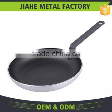 Cheap black cookware aluminium non stick round fry pan