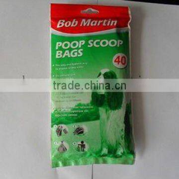 black 100% biodegradable pet waste bags