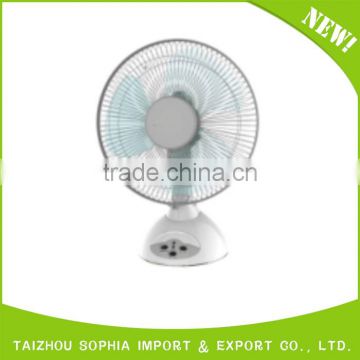 Custom high quality 12 inch battery table fan stock