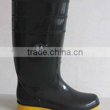 Economy Portable Pvc Rain Boots Economy Cheap Black Pvc Rain Boots photo-2