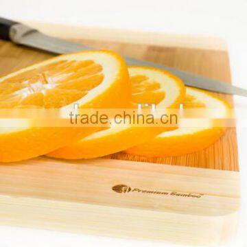 Set Of 3 Thick Strong Bamboo Cutting Board With Beautiful White Edge photo-4
