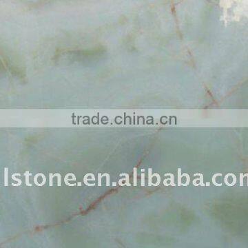 Light Green Flower Jade Stone