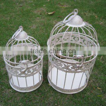 Stainless steel handmade Chinese bird cage antique