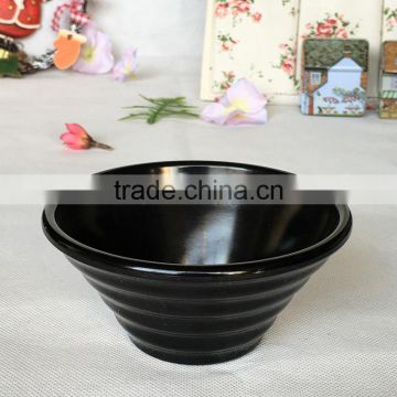 Wholesale cheap balck bowl shape plastic flower plant pot