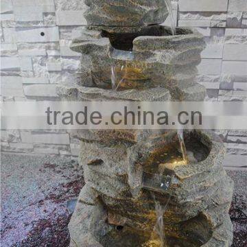 Popular Imitation Stone Garden Resin Outdoor Water Fountain photo-5