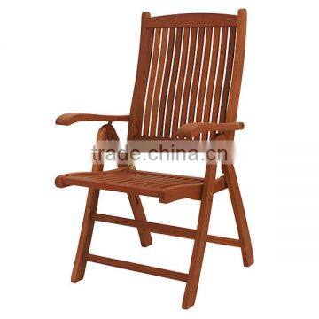 High Quality Best Selling Eco Friendly Wooden Folding Chair-5 Positions From Viet Nam