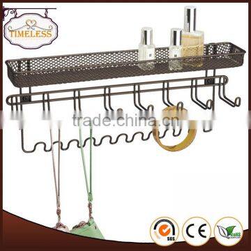 Wholesale wall mount metal wire jewelry organizer