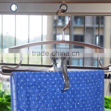 Zicome Set of 5 Stainless Steel Beach Bath Towel Clips for Beach Chair or Pool Loungers on Your Cruise - Keep Your Towels From B photo-5