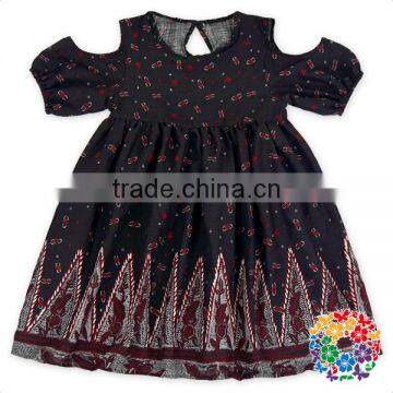 Fairy Summer Purple Floral Baby Girl Puff Sleeve Dress photo-3