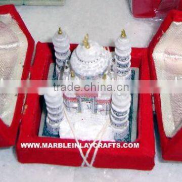 White Home Decoration White Marble Taj Mahal Replica