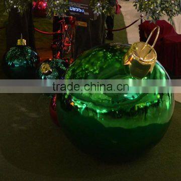Giant Fiberglass Shiny Christmas Ball Decoration photo-5
