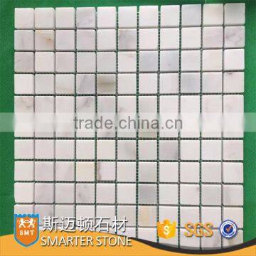 Calcutta gold square shape micro marble mosaic tile with 1cm thickness