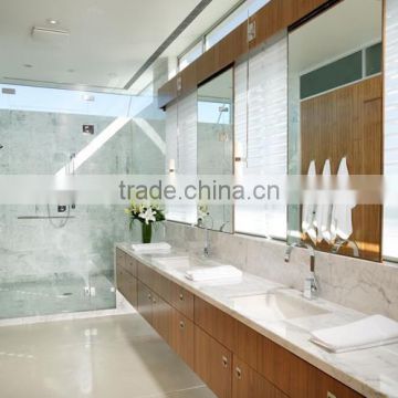 Low price non-slip natural stone white marble tile floor tiles