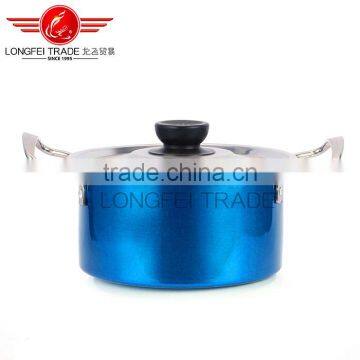 New Design 3pcs Colorized Stainless Steel Soup Pot photo-2