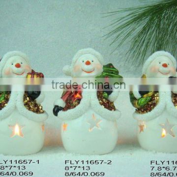 ceramic snowman 11657