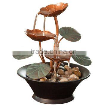 Indoor Water Lily Water Fountain