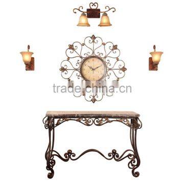 BISINI Royal Decorative Iron Lamp Set