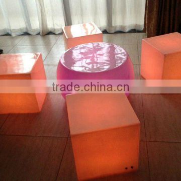 LED cube with RGB light, light up cube, glowing cube