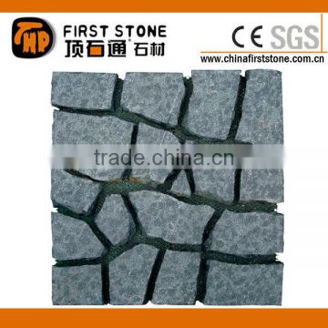 HZB-132 Black Crazy Paving Stone