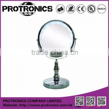 JM939 LED lighting mirror table mirror standing mirror double side magnifying