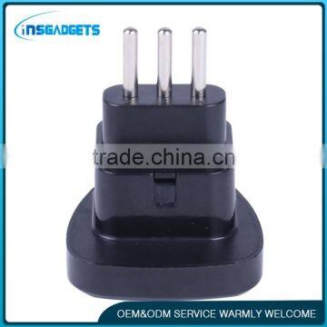 China 2016 New Products 10/16A Black Plug Converter Travel Adapter for Italy photo-3