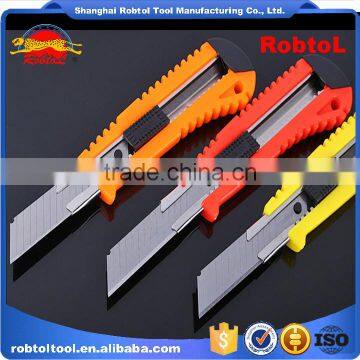 Utility Knife Retractable Blade Box Cutter Art Knives Snap off Lock Razor Blade Plastic Shell photo-6