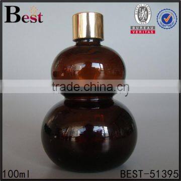 special design 100ml amber glass bottle essential oil 100ml amber glass bottle