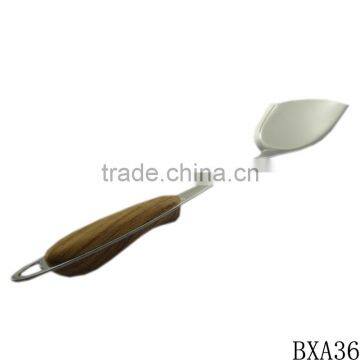 Professional Stainless Steel Cooking Spatula With Wood Handle photo-2