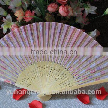 2016 Japanese Folding Bamboo Cloth Fan photo-2