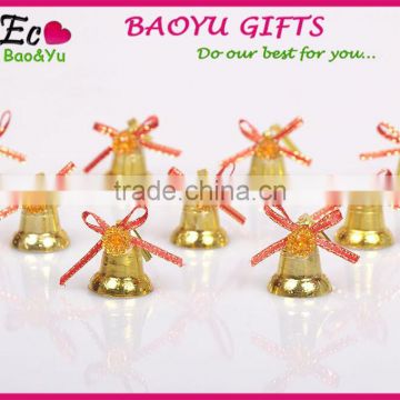 Factory price wholesale small christmas bell plastic christmas bell