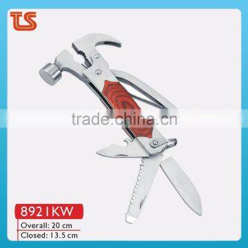 2014 new Multi function hammer with Wood hand/Multifunction hammer