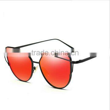 UCHOME Custom Promotional Double Metal Frame Sunglasses ,Genuine Mosaic Female Sun Glasses photo-3