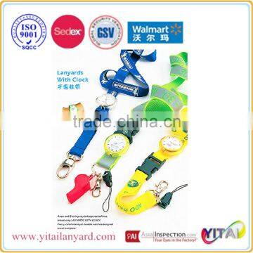 2015 Cheap colorful Watch lanyards no minimum order